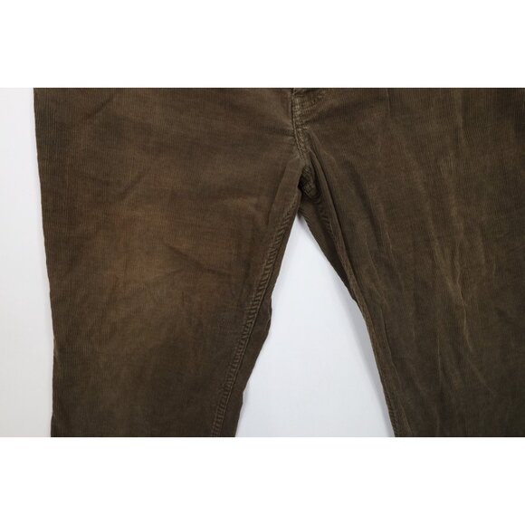 Vtg Y2K 2004 Gap Mens 38x30 Sun Faded Relaxed Button Fly Wide Leg Corduroy Pants - Picture 6 of 16